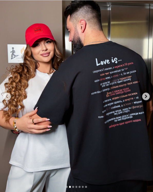 Футболка Love is